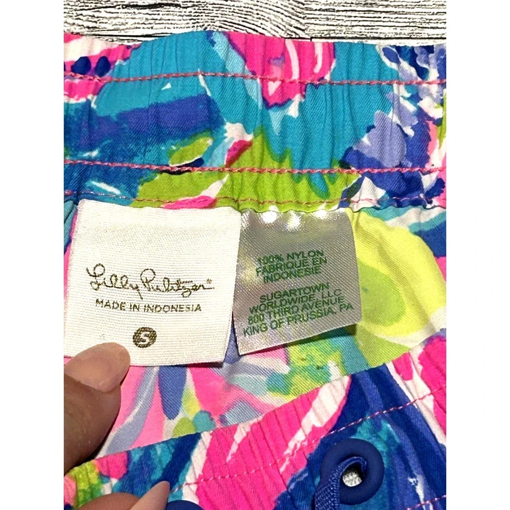 Womens‎ Lilly Pulitzer Rare Gumbo Limbo Runaround Giraffe swim shorts SMALL